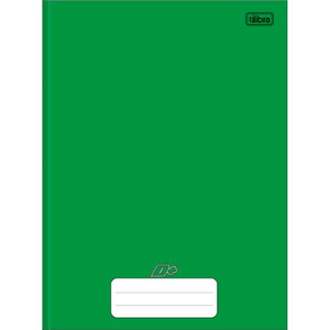 Caderno Brochura Capa Dura D+ 48 Folhas Verde Tilibra