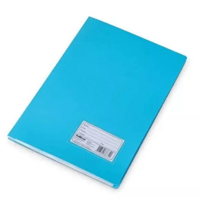 Pasta Catálogo Ofício PP 10 Envelopes Azul Polibras