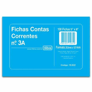 Ficha Conta Corrente 3A 5X8 - Tilibra