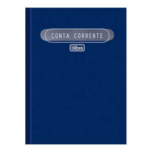 Livro Conta Corrente 1/4 50 Folhas Tilibra