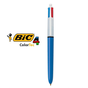 Caneta Bic 4 Cores Esferográfica 1.0Mm Média