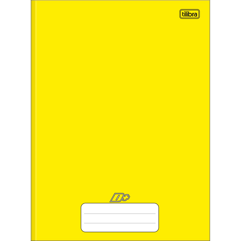 Caderno-Brochura-Capa-Dura-D--96-Folhas-Amarelo-Tilibra-1X1UN