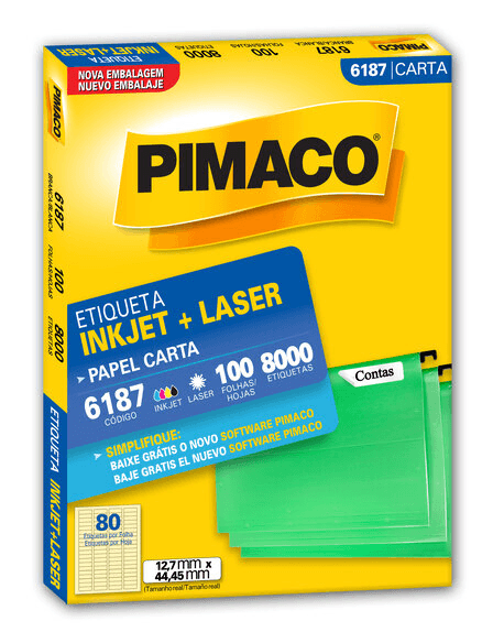 ETIQUETA-PIMACO-CARTA-6187-LASER-C-8000-1X1UN