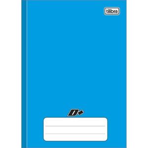 Caderno Brochura Capa dura 1/4 D+ Azul 48 Folhas  - Tilibra