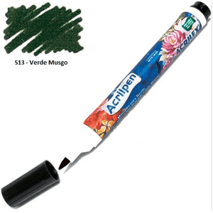 Caneta Acrilpen 513 Verde Musgo Acrilex