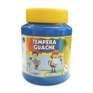 Tinta Guache Azul Turquesa 250 ml - Acrilex