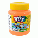 Tinta-Guache-Laranja-250ml-Acrilex-1X1UN