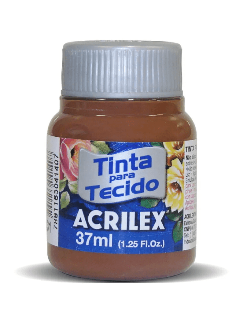 Tinta-Para-Tecido-Fosca-Marrom-37ml-Acrilex-1X1UN