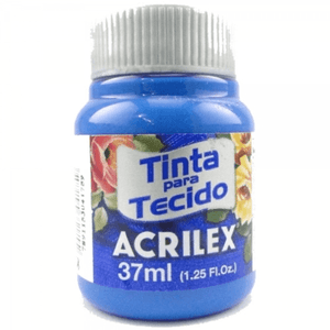 Tinta Tecido Fosca Azul Cerul 37  ml - Acrilex