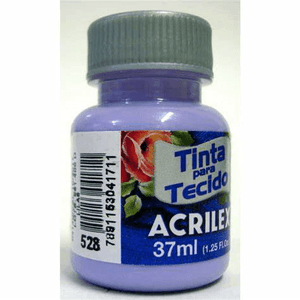 Tinta Tecido Fosca Lilás 37  ml - Acrilex