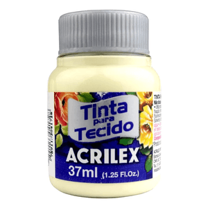 Tinta Para Tecido Fosca Marfim 37ml Acrilex