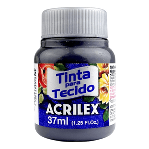 Tinta Tecido Fosca Cinza Chubo 37  ml - Acrilex