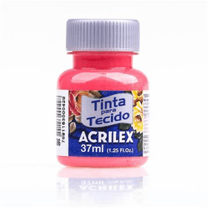 Tinta Tecido Fosca Coral 37  ml - Acrilex