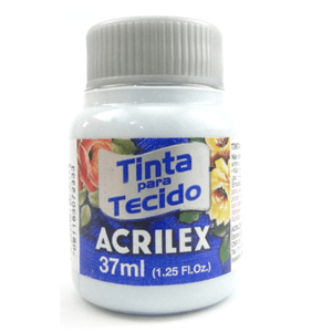 Tinta Tecido Fosca Azul Soft 37  ml - Acrilex