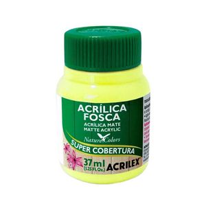 Tinta Acrilica Fosca 37  ml Amarela Limão - Acrilex