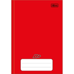 Caderno-Brochura-Capa-Dura-1-4-D--96-Folhas-Vermelho-Tilibra-1X1UN