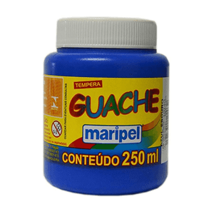 TINTA GUACHE MARIPE AZUL/ESCURO 250ML