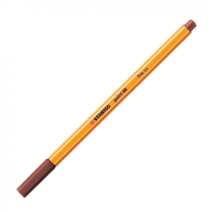 Caneta Stabilo Point 88 Fine 0.4mm Marrom Terra