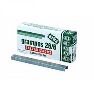 Grampo Galvanizado 26/6 - C/ 5000 - Acc