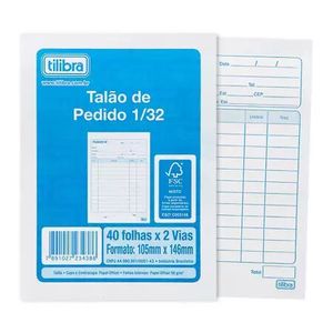 Pedido 1/32 Pequeno 1 Via 50 Folhas - Tilibra