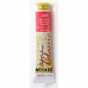 Tinta Óleo Classic Rosa Escuro 20ml Acrilex