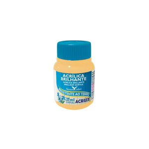 Tinta Acrilica Brilhante 37 ml Amarelo Pele - Acrilex