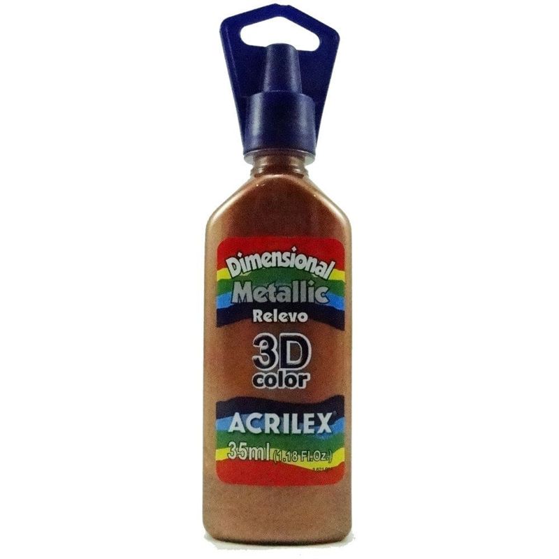 Tinta-Dimensional-Cobre-Metalica-35ml-Acrilex-1X1UN