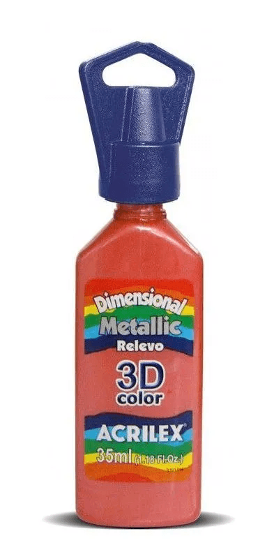 Tinta-Dimensional-Vermelho-Metallic-35ml-Acrilex-1X1UN