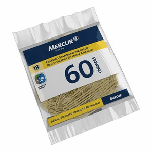 Elastico Standard Amarela Nr º18 60 Peças - Mercur