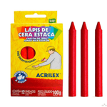 Giz-De-Cera-Estaca-12-Unidades-Vermelho-Acrilex-1X1UN