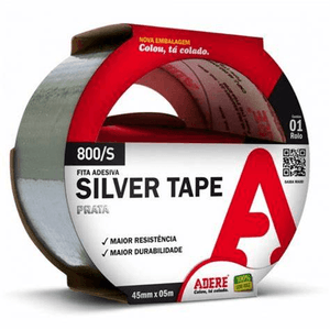 FITA DUREX 45X05 SILVER TAPE 800S ADERE