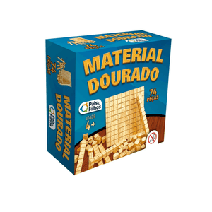 Brinquedo Material Dourado 74 Pacote  2910 - Gala