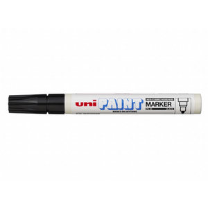 Marcador Permanente Uni Paint Marker Preta Px_20 Cis