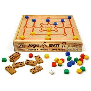 Brinquedo Educativo Jogo 4 Em 1 2855 - Jottplay