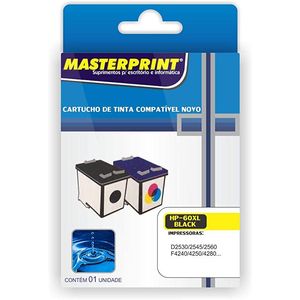 CARTUCHO COMP MASTERPRIN HP 60 PRETO