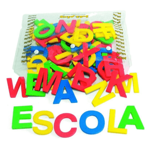 Brinquedo Educativo Alfabeto Móvel Eva 72 - Jottplay