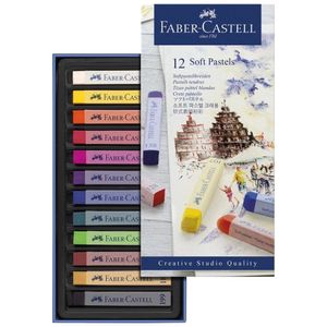 Lápis Pastel Seco Longo 12 Cores Faber Castell