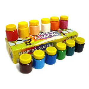 Tinta Guache 12 Cores 15 ml - Acrilex