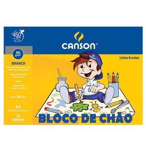 BLOCO CANSON DE CHAO A2 90G 30F