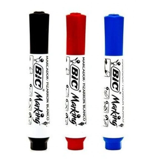 Marcador-Para-Quadro-Branco-Marking-Preto-Bic-1X1UN