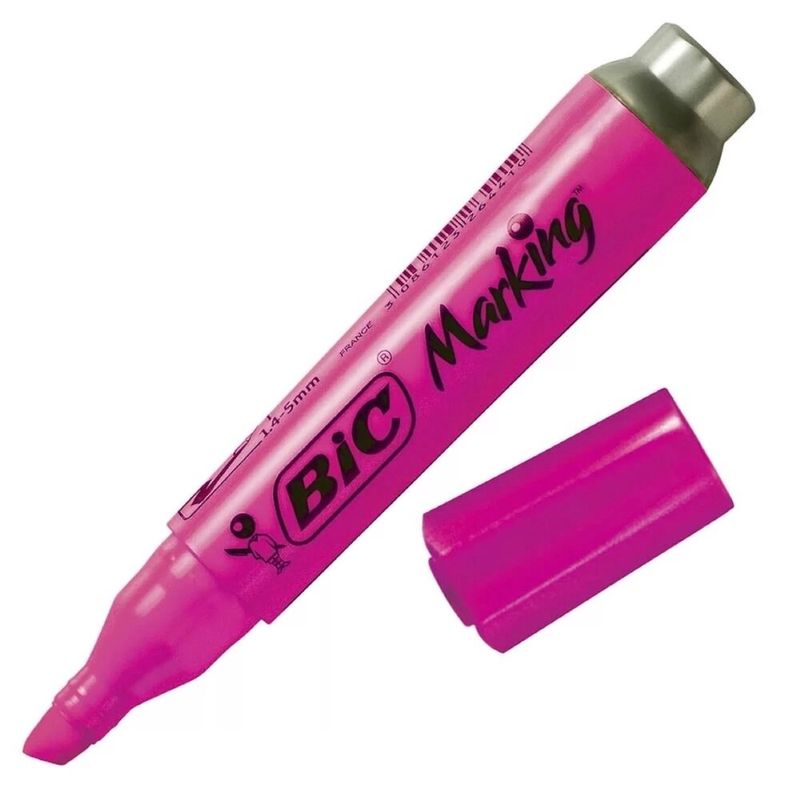 Marca-Texto-Bic-Marking-Rosa-1X1UN