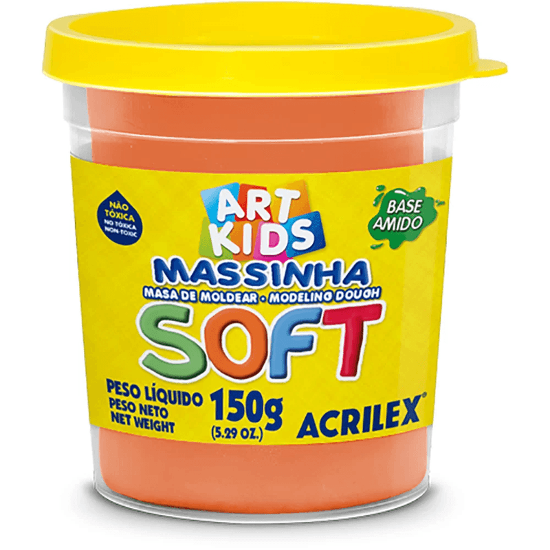 Massa-De-Modelar-Pote-150g-Laranja-Acrilex-1X1UN