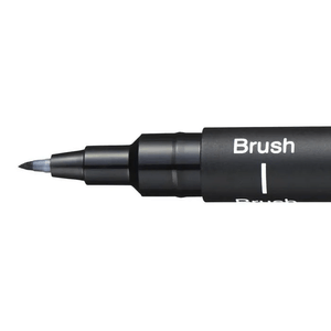 Caneta Uni Pin Fine Line Brush Preta - Uniball