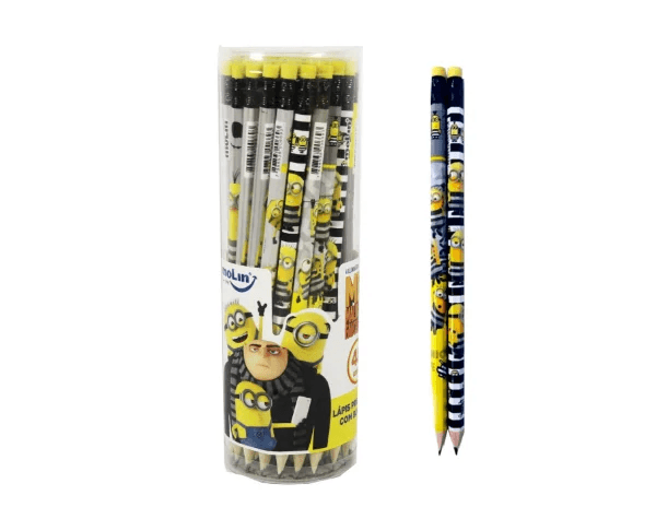 LAPIS-MOLIN-C-BORRACHA-MINIONS-HB-2-1X1UN