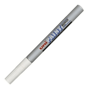 Marcador Permanente Uni Paint Marker Prata Px_203 Cis