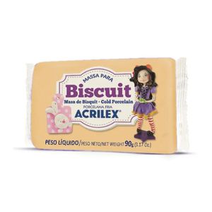 Massa Para Biscuit RF566 Pêssego 90g Acrilex