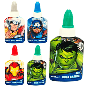 Cola Branca Avengers 40 g  -  Molin