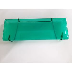 ESTOJO PLASTICO COM ELASTICO VERDE VMP