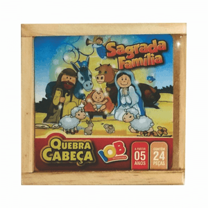 Brinquedo Educativo Quebra Cabeça Sagrada Familia R80 - IOB