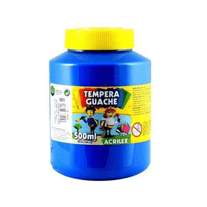 Tinta Guache Azul 500  ml - Acrilex